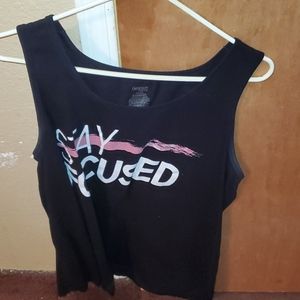 Stay focused tank top